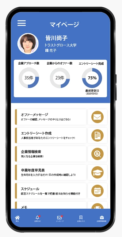 Final Design Snapshots - Profile Page