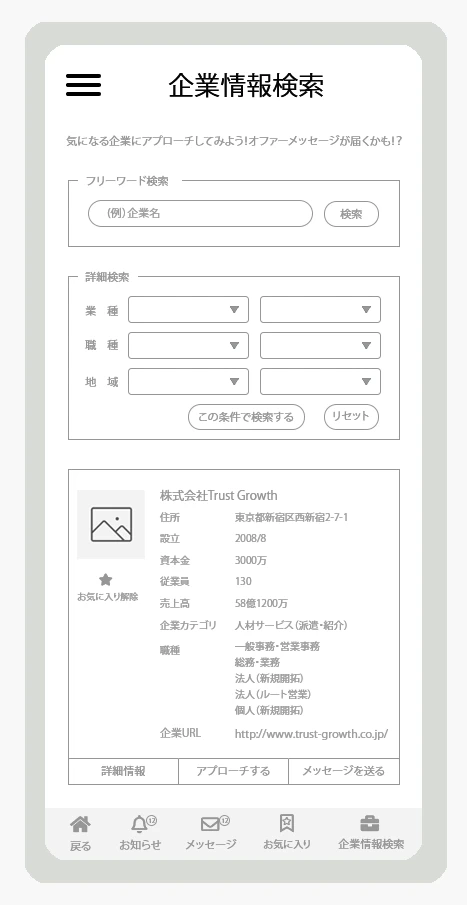 Wireframe Snapshot